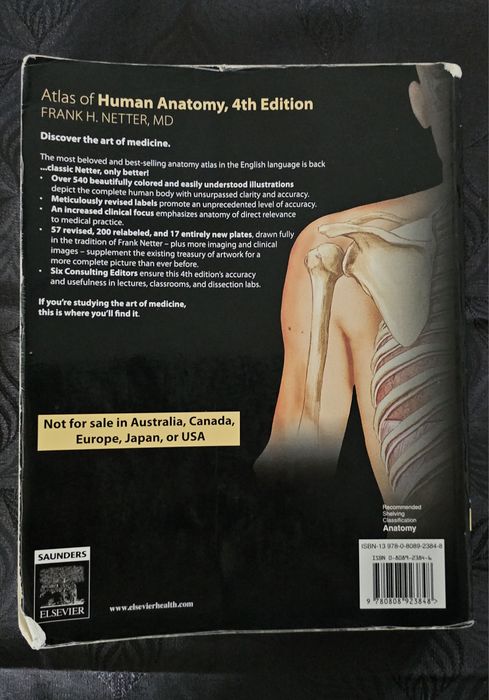 Netter’s Atlas of Human Anatomy (4th Edition, International Edition)