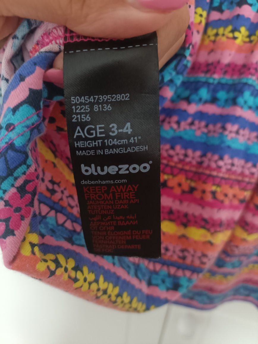 Sukienka dziewczęca roz. 104 bluezoo