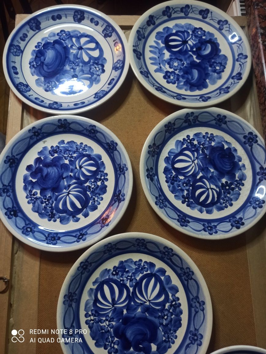 Talerz PRL porcelana