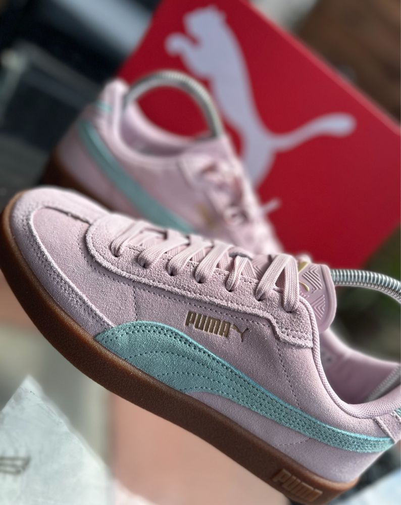 Puma gazelle samba buty sneakersy skóra zamsz pudrowy róż nowe r.39!