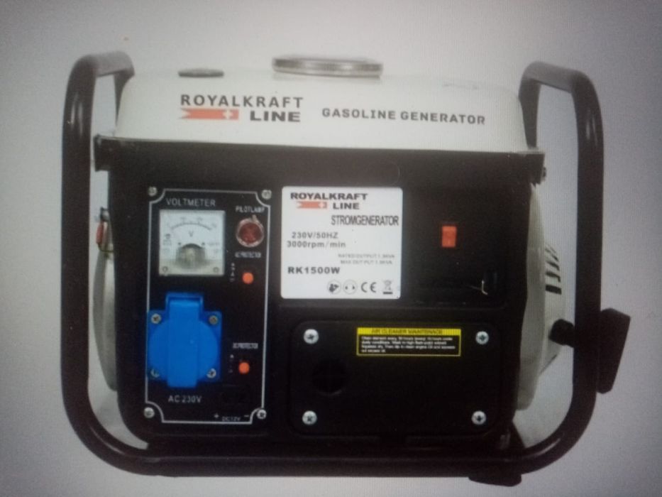 Генератор ROYAL KRAFT RK1500w генератор 1500w