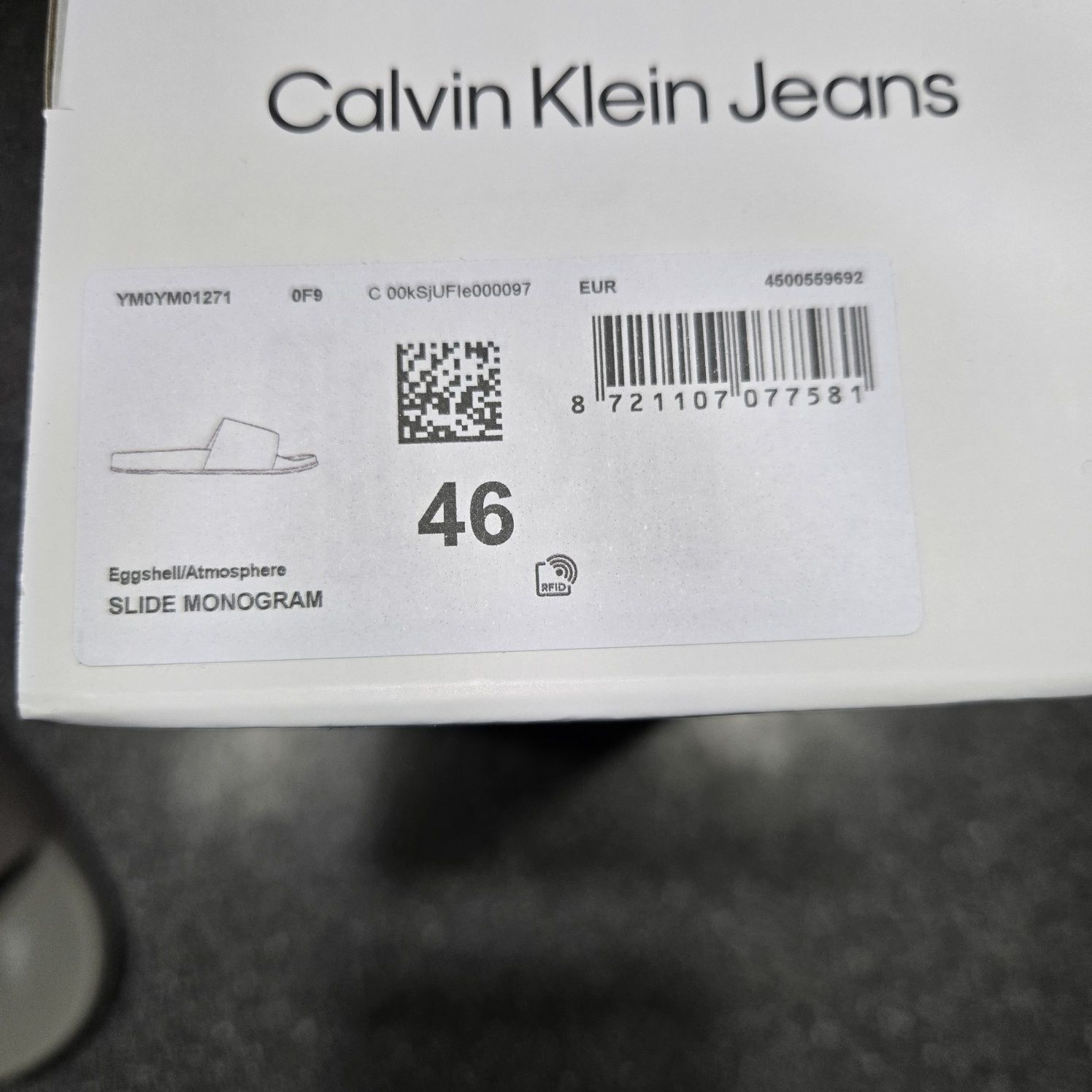 Calvin Klein Jeans 45 klapki męskie 46