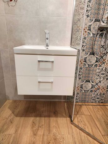 Szafka łazienkowa Cersanit Lara 60 x 45 cm wraz z umywalką - nowa