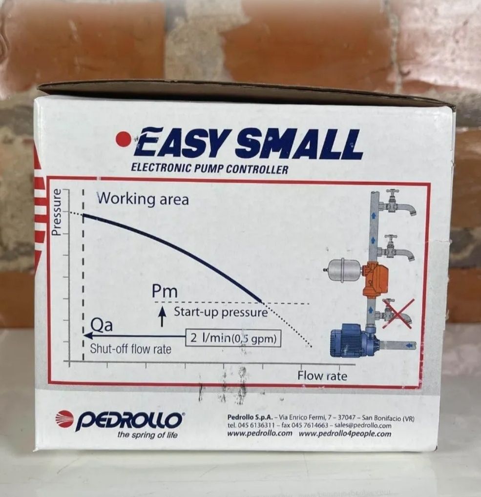 Easysmall регулятор тиску pedrollo