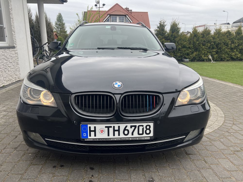 BMW 5 Lift 2,5 Benz.Automat Alusy head-up skóry BEZWYPADKOWA Niemcy