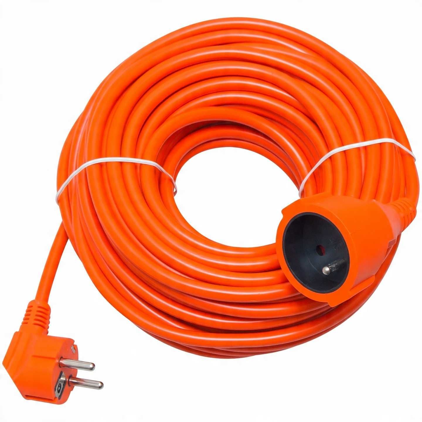 Przedłużacz budowlany ogrodowy gruby do kosiarki 20M 3X2,5MM