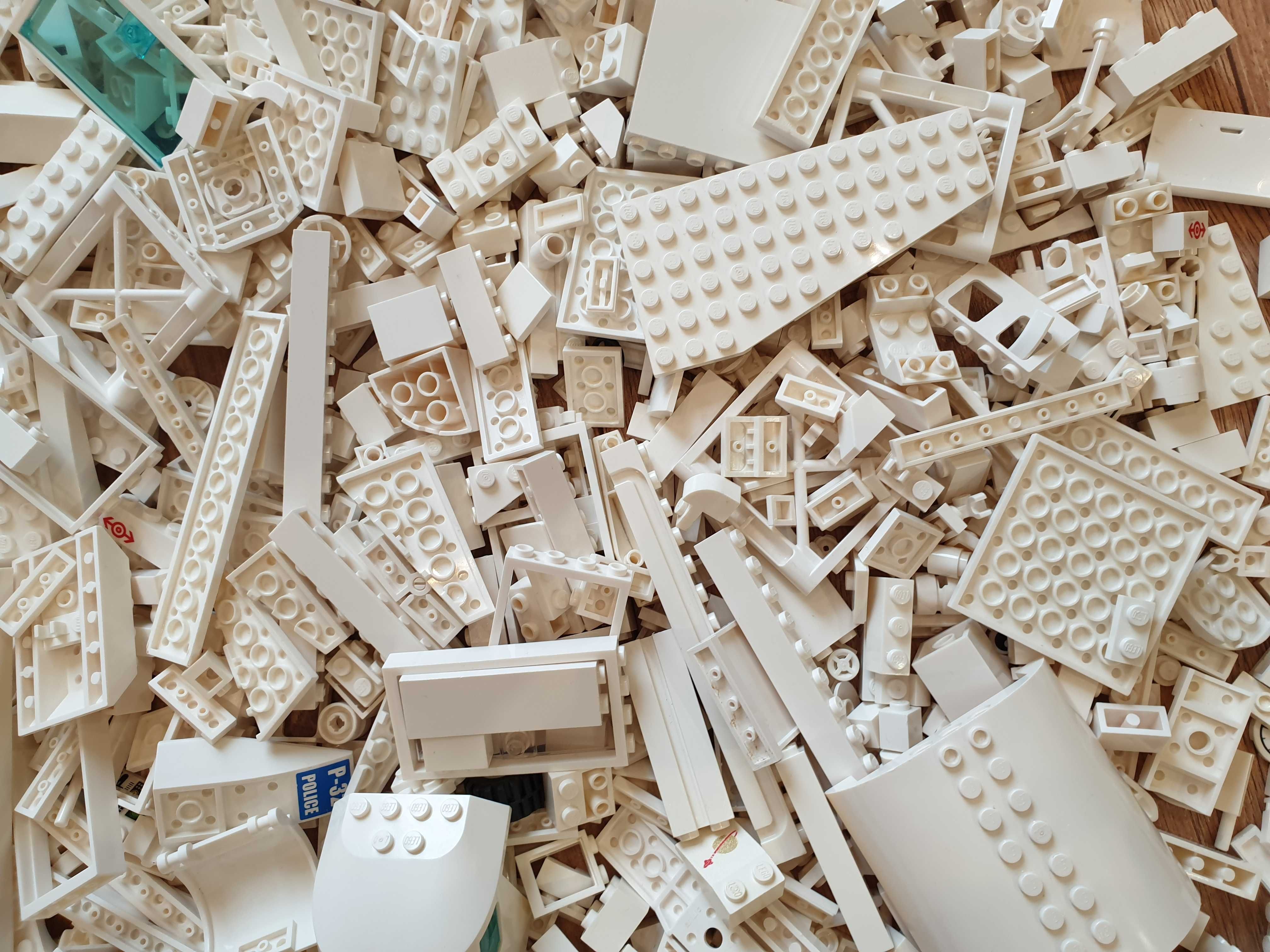 Lego kolor biały mix 2 kg