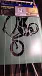 Szablon Dekoracyjny XXL Bike nr 47 rower BMX trial pump
