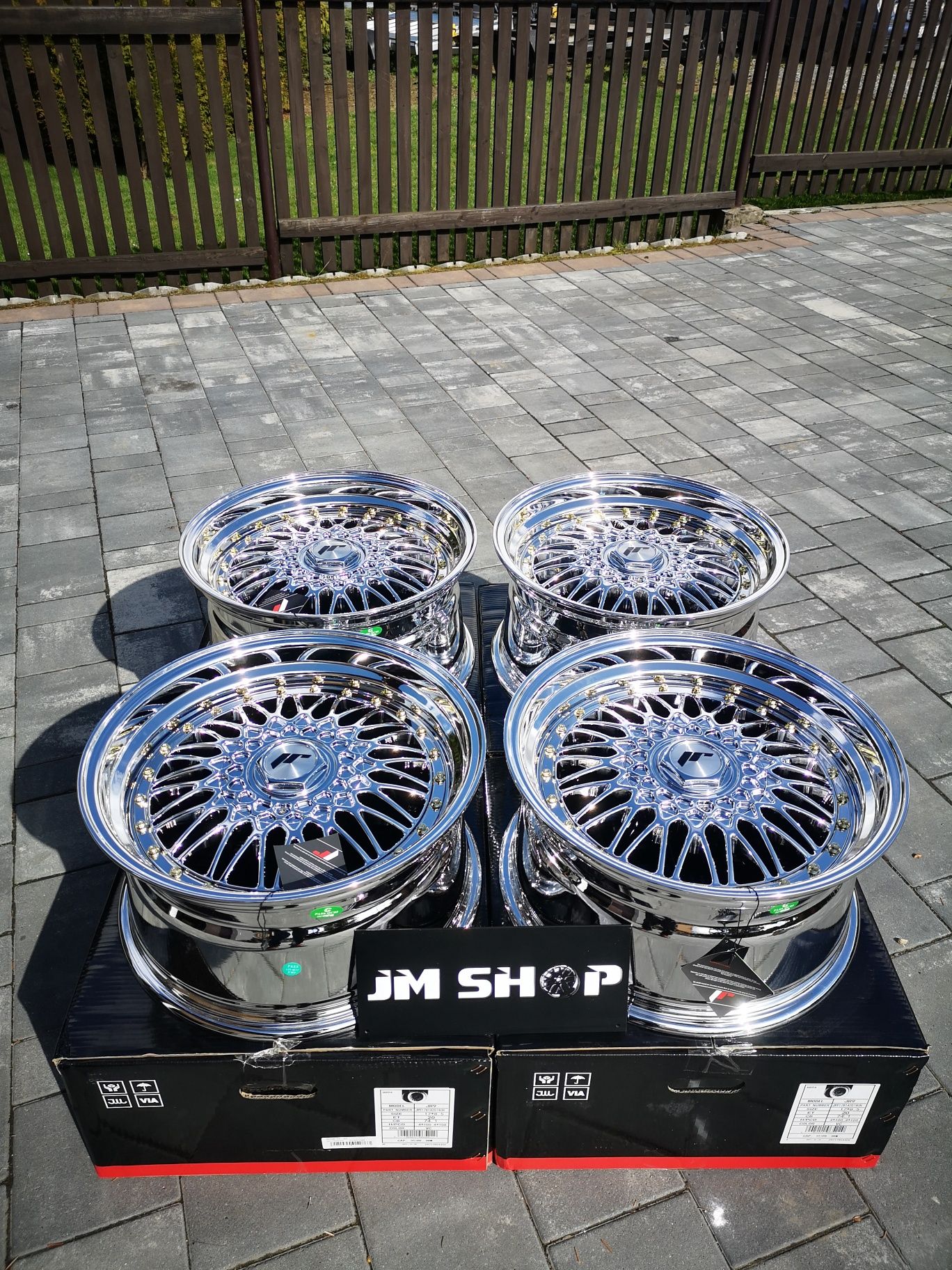 Felgi JR9 (BBS RS) 17" 7.5J 8.5J 10J 4x100 5x112 5x120