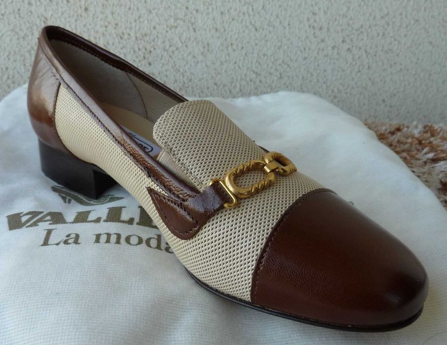 Sapatos italianos novos Vallerverde 37