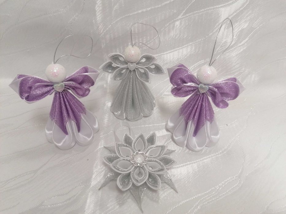 Ozdoby świąteczne, aniołki, śnieżynki oraz bombki