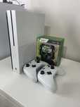 xbox one S 1tb 2 pady 5 gier i steelbook stan dobry