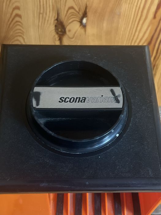 Sprzedam podwójny obrotowy box, stojak na kasety sconavariant z lat 70