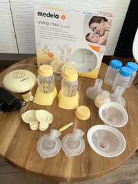 LAKTATOR Podwójny MEDELA swing maxi & calma Plus gratisy