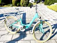 Unibike Princess Turkusowy koła 24"- jak nowy