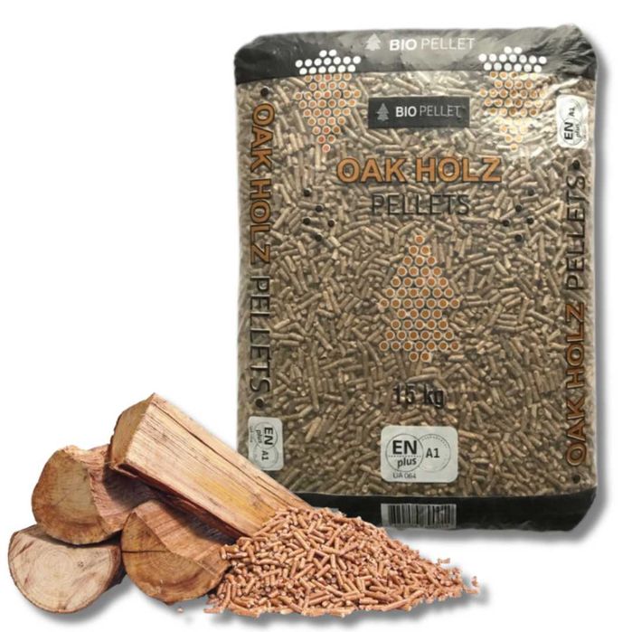 Pellet sosnowy A1 z certyfikatem EN Plus (odpowiednio magazynowany)