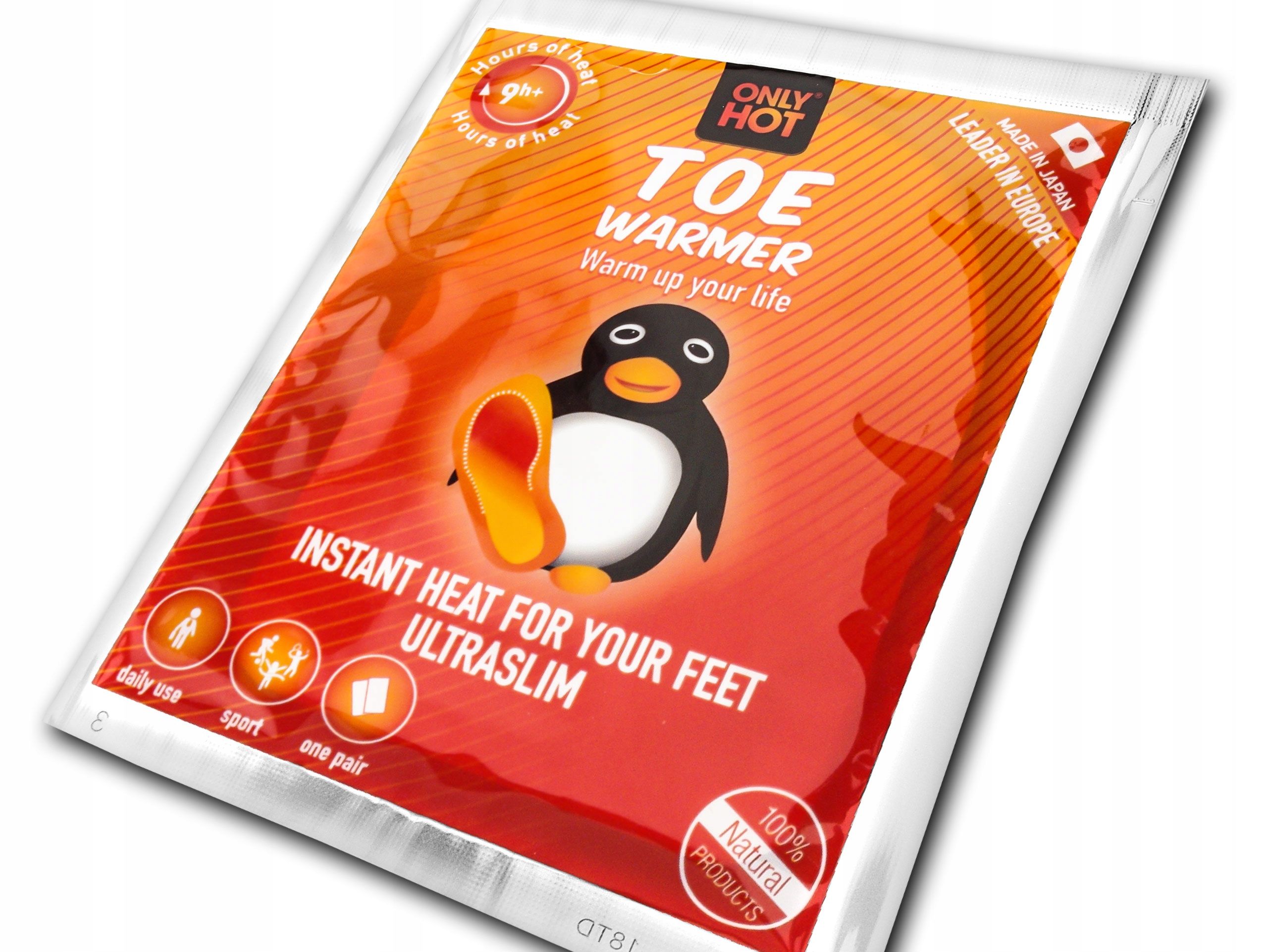 5x Only Hot Toe Warmer Ogrzewacz Do Palców Stóp 9h