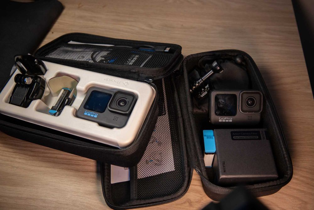 GoPro HERO 9 + GoPro HERO 10 — kompletny zestaw do nagrywania