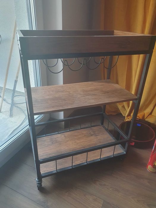 Wózek kuchenny trójpoziomowy