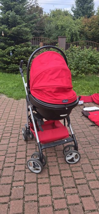 Wózek 3w1 Chicco trio living smart red