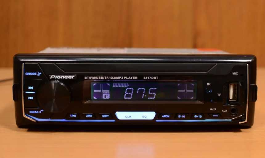 Автомагнитола пионер с блютузом магнитола в машину с подсветкой