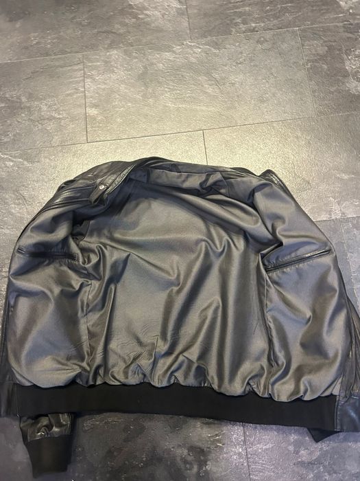 Кожаная куртка бомбер МДК