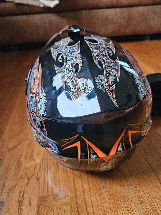 Kask pełny z goglami | Rozmiar XL