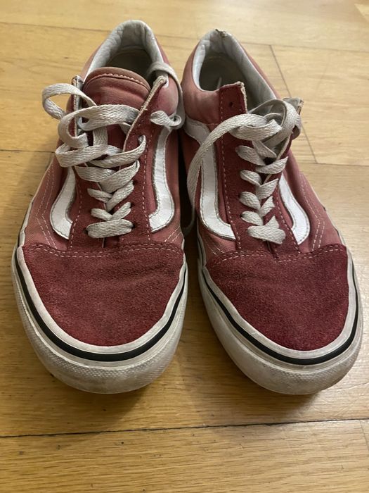 Tenis Vans vermelho escuro