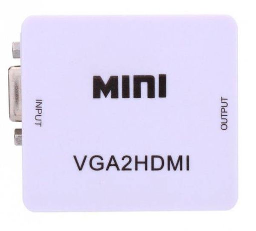 Переходник конвертер VGA to HDMI Адаптер аудио и видеосигнала VGA2HDMI