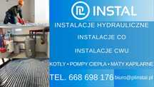 Instalacje wod-kan, centralne ogrzewanie, maty kapilarne, kotły