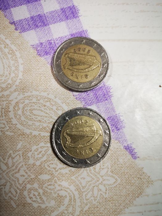 2 moedas 2 euros harpa