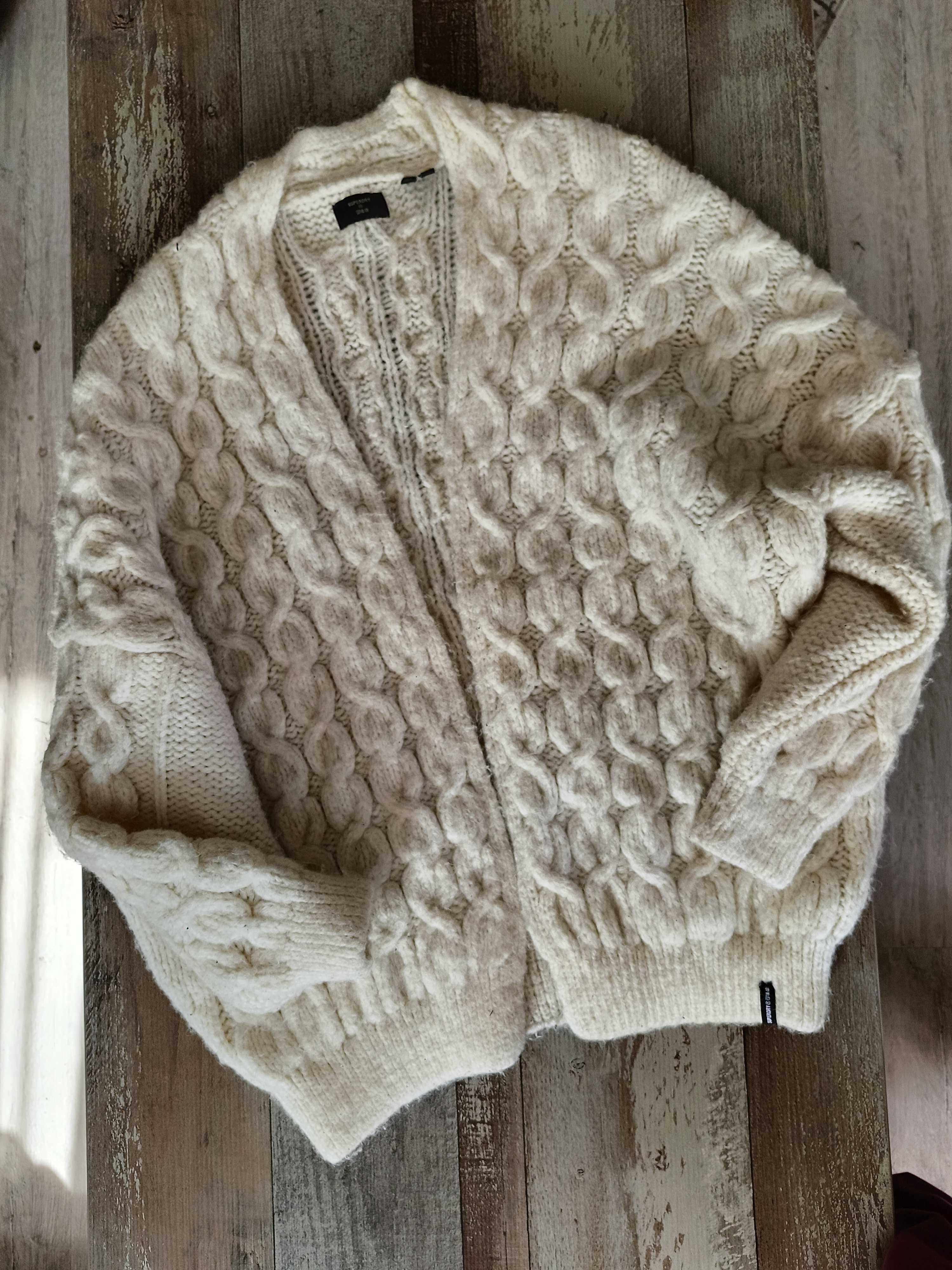 SuperDry kardigan oversize Grace