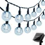 Lampki Ogrodowe Solarne Girlanda 50led, 9m Zimne
