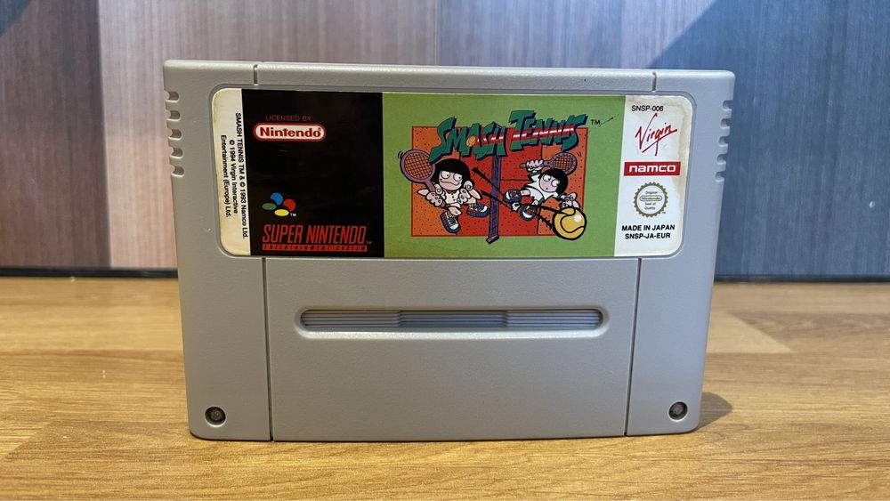 Smash tennis snes super nintendo pal