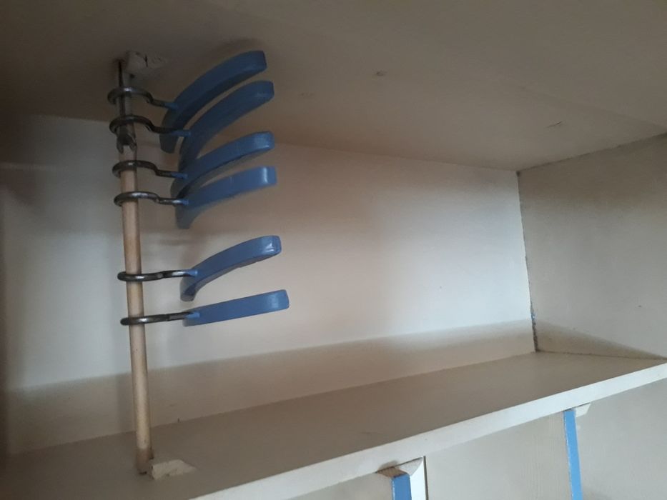 Piękna duża sypialnia dla lalek drewniana z czasów PRL.