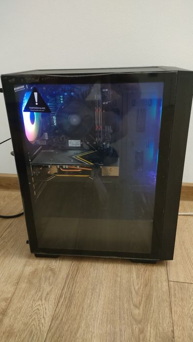 PC RGB gry R5 1600AF 6/12 DDR4 16GB RX5600XT 6GB 600W 1,25TB W11 WiFi