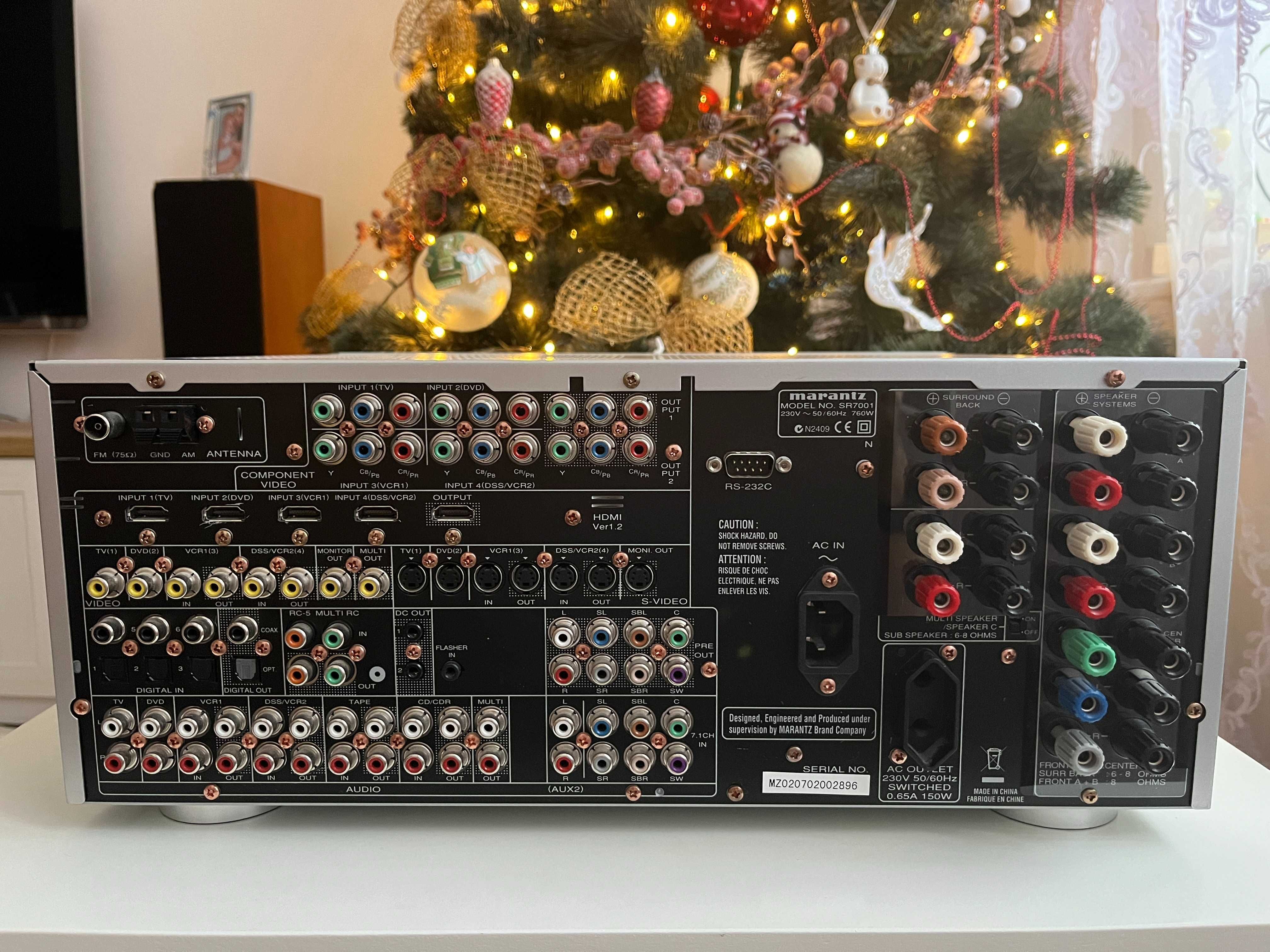 AV ресивер, процесор, підсилювач 7.1 звук Marantz SR 7001