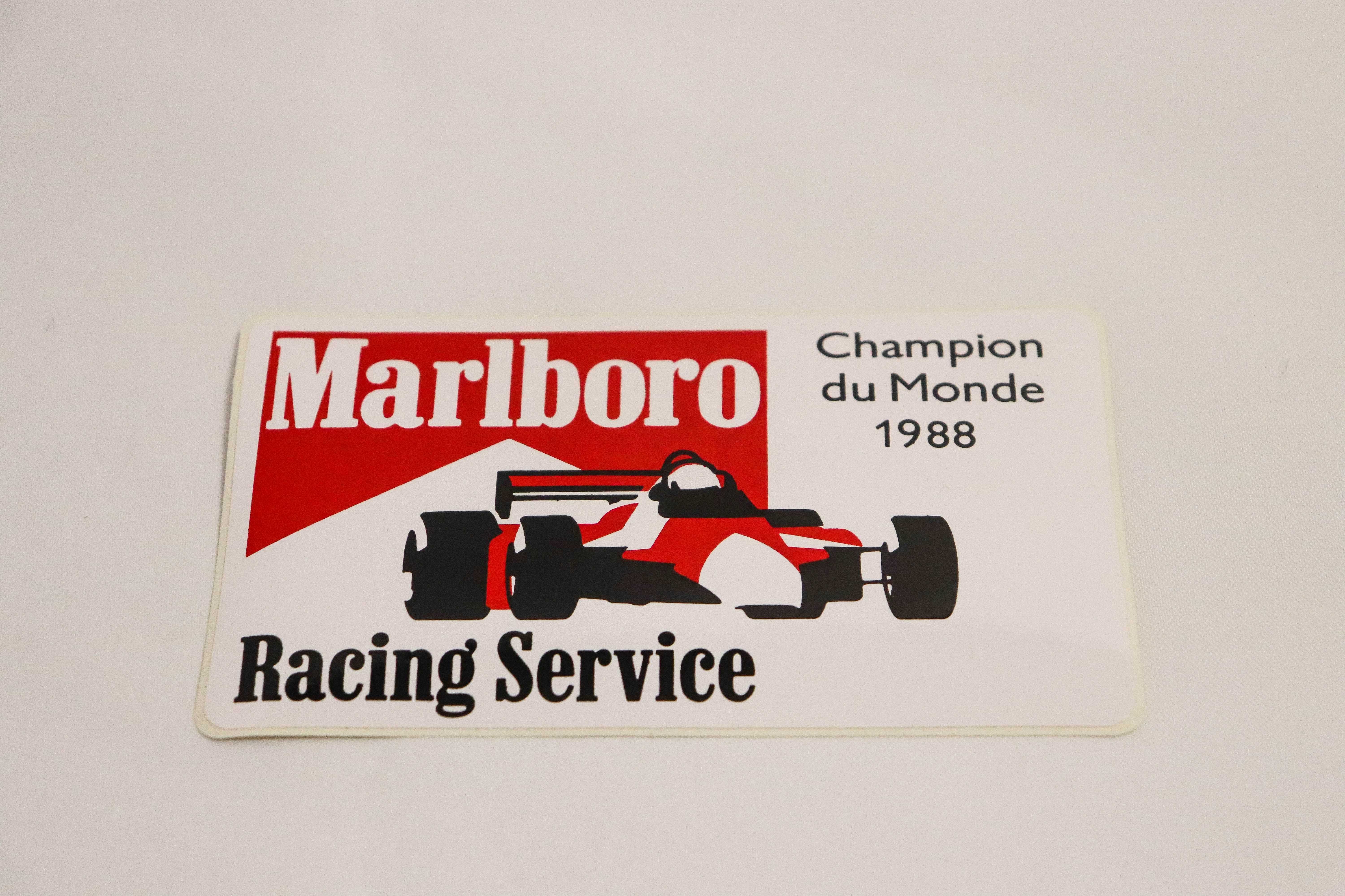 Autocolante Marlboro Racing Service 1988, Formula 1/F1| Automobilia