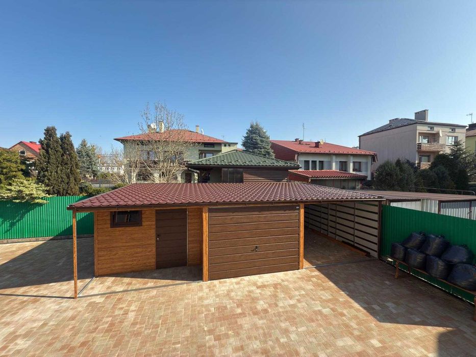 Garaż Blaszany Drewnopodobny 9x6 hala wiata 9x5 8x6 8x7 8x10 7x7 6x6