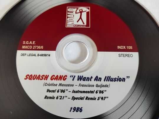 Squash Gang - I Want An Illusion (CD) & Duke Lake - Dance Tonight (CD)