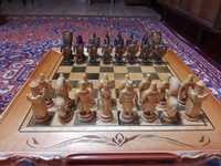 Шахматы из дерева ручной работы увеличенного формата