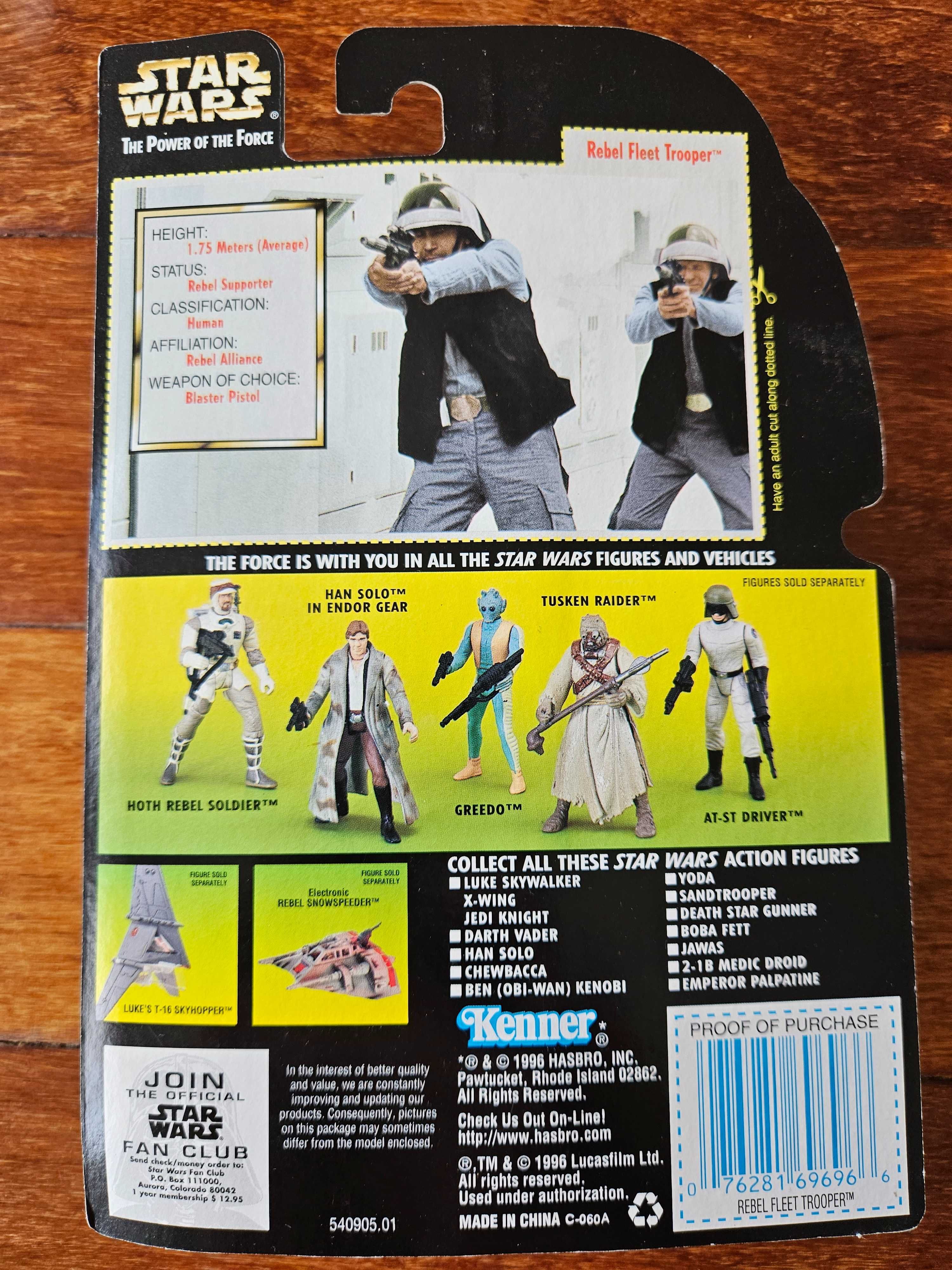 Rebel Fleet Trooper Power of the Force 2 Star Wars Hasbro