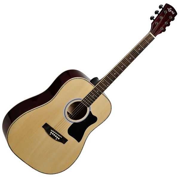 Gitara akustyczna Ever Play AP-400 N + 3 kostki gitarowe gratis
