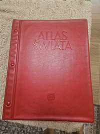Atlas świata 41 cm× 33 cm, bardzo dokladny.
