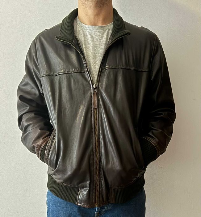 Blusão de pele Throttleman