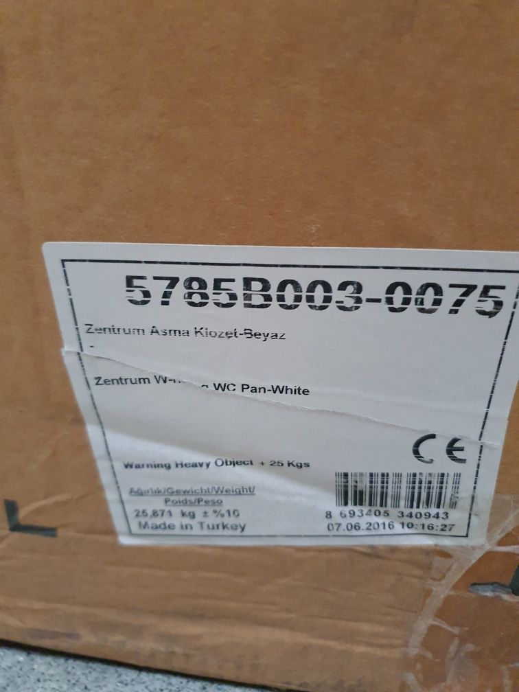 Zentrum miska wc podwieszana bez deski