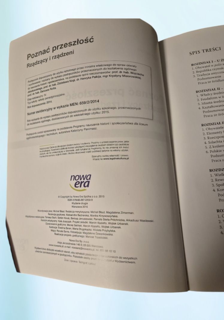 Poznać przeszłość Rządzący i rządzeni- Podręcznik