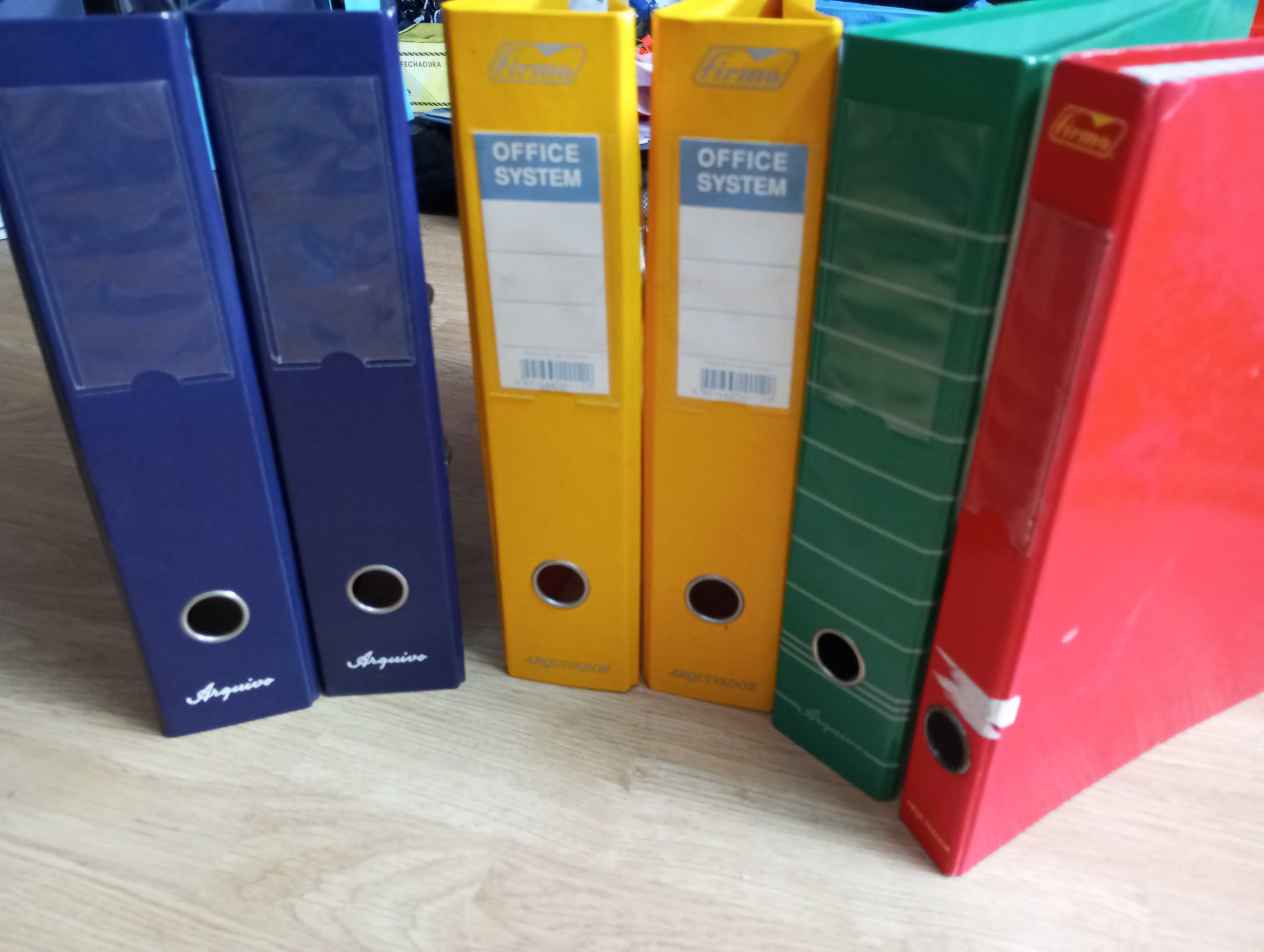 Pastas de escritório varias cores