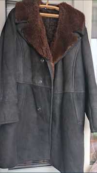 Натуральный тулуп куртка пальто кожух ХХL мех