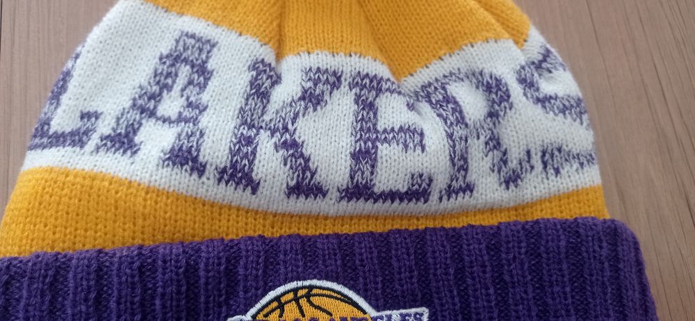 Czapka zimowa NBA Los Angeles Lakers New Era